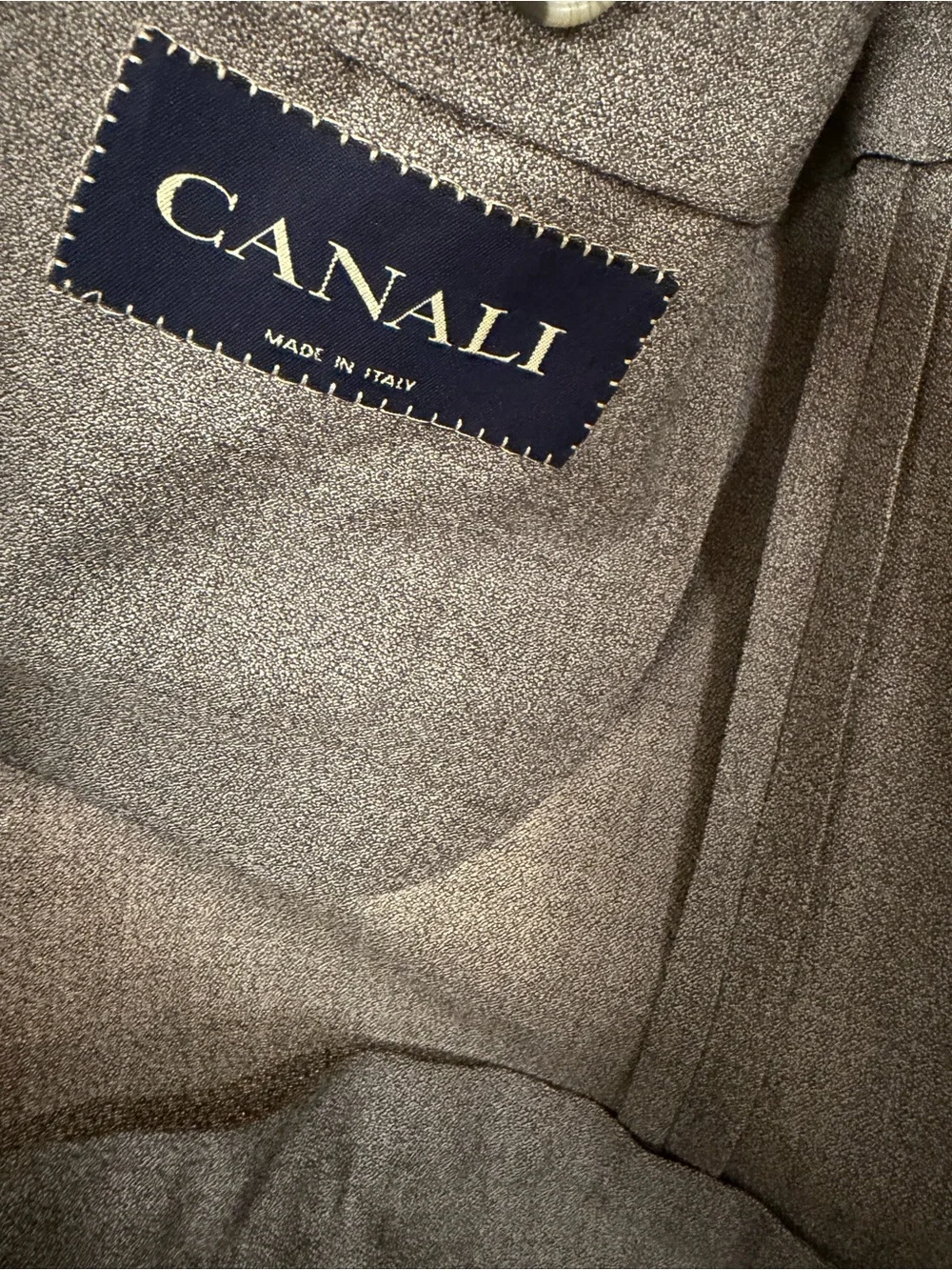 Canali Light Gray Two-Button Men's Blazer